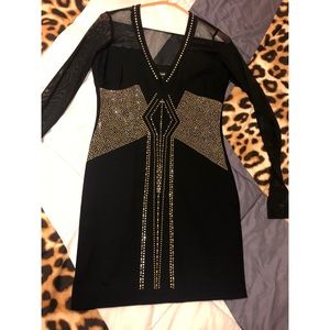 BeBe Long Sleeve Dress